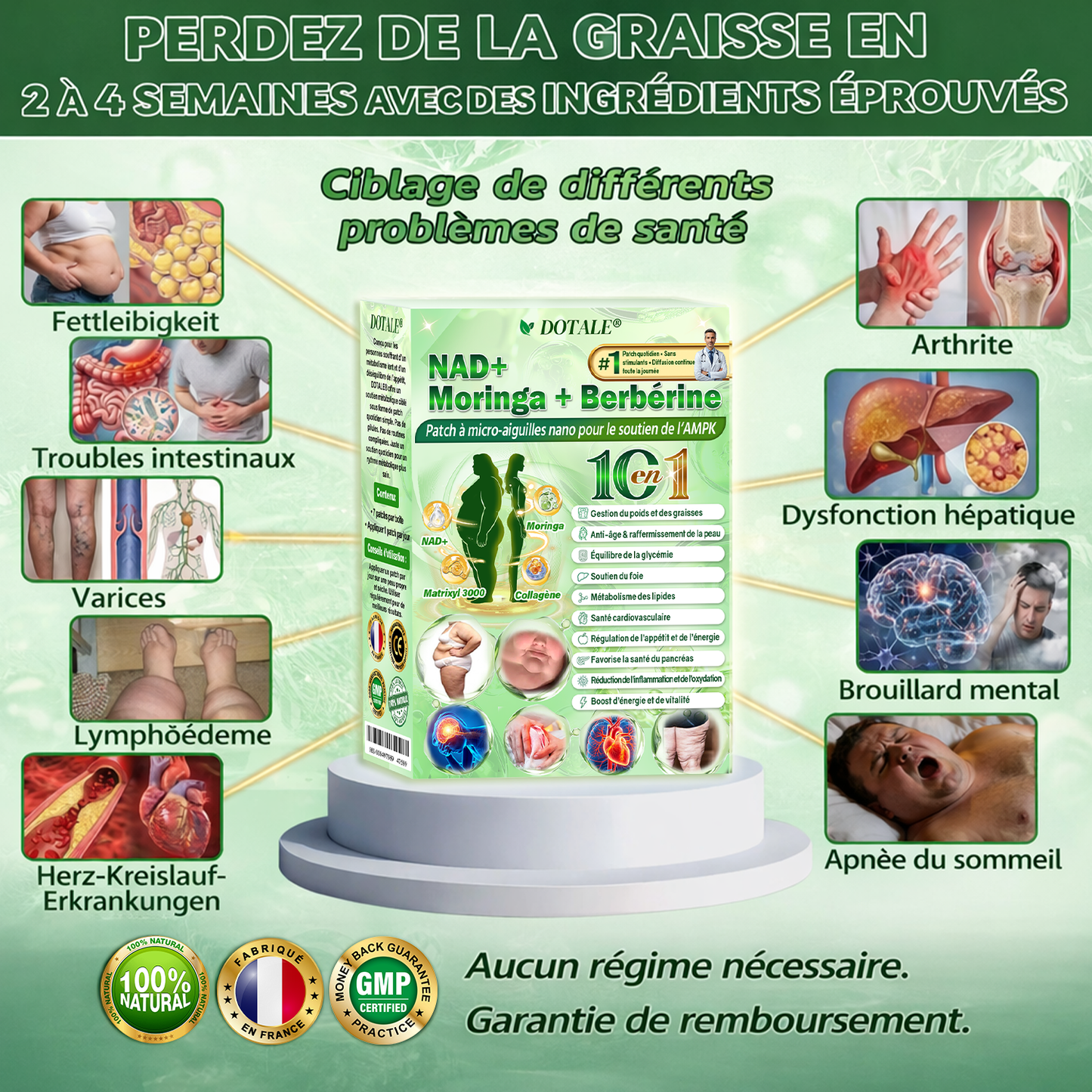 ✅ DOTALE® Il ne reste plus que 5 boîtes en stock ! Nous vous offrons une réduction supplémentaire de 30 % ! Mettez votre corps en forme et restez en bonne santé. Si vous manquez cette opportunité maintenant, vous devrez attendre jusqu’à l’année prochaine.