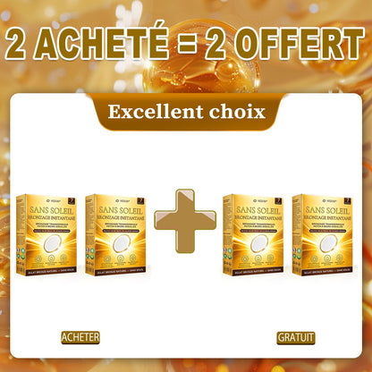 Boutique Officielle | ☀️☀️ Hiskin® Patch Bronzant Instantané Sans Soleil à Micro-Aiguilles 🇫🇷 (Une seule fois par jour) Hâle bronzé visible en 7 jours ✅ Sans UV, sans effet orange, sans traces, sans DHA, sans application salissante.